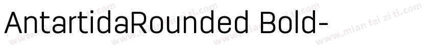 AntartidaRounded Bold字体转换